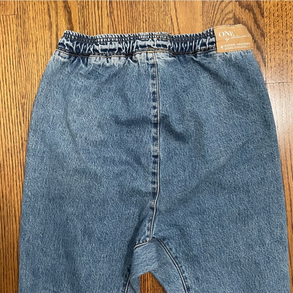 ONE by One Teaspoon Denim Joggers Super Trackies Relaxed Fit Size Small - Picture 3 of 10